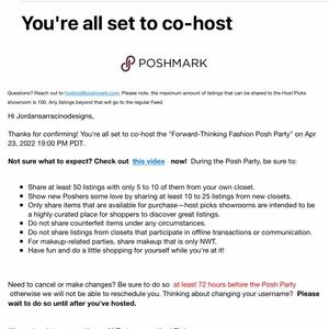 Today Co-Hosting Forward Thinking Fashion Posh Party 4/23 7pm!